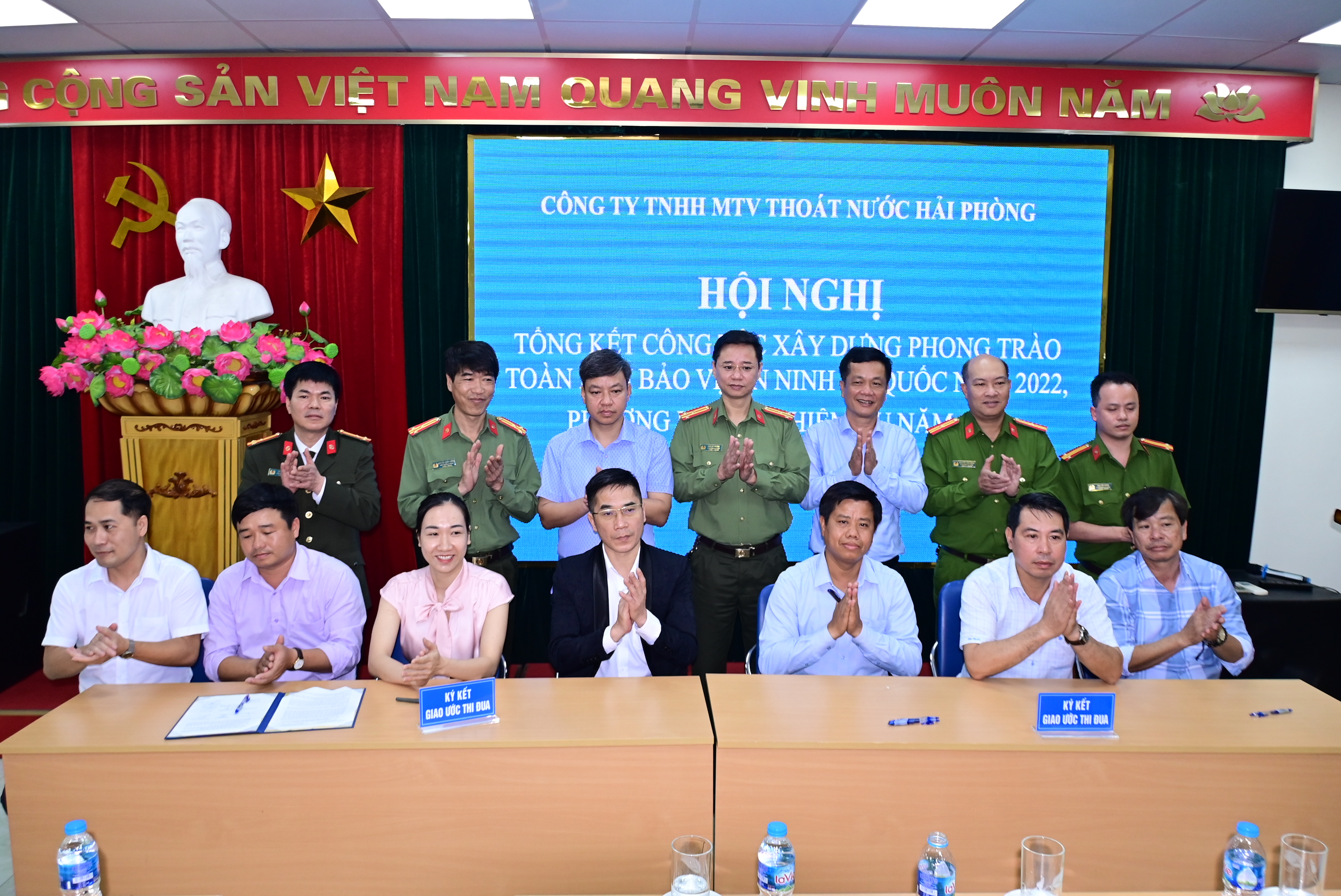 Công ty TNHH MTV Thoát nước Hải Phòng: Triển khai 6 nhiệm vụ xây dựng phong trào toàn dân bảo vệ an ninh Tổ quốc năm 2023